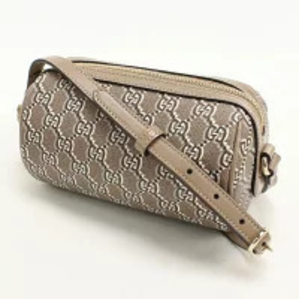 Gucci Leather Cream GG Black Bag Beige Crossbody Shadow Black Tan